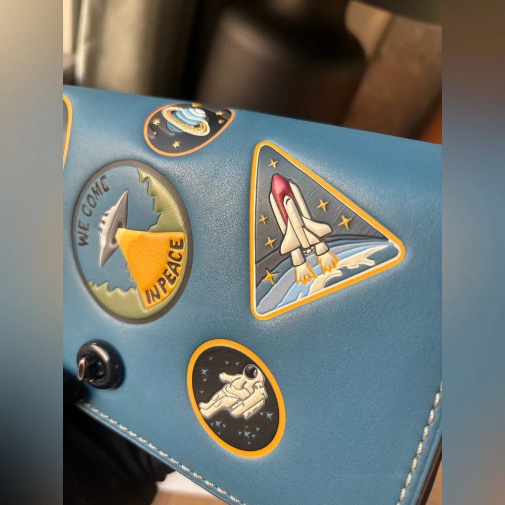 COACH Dinky Bag With Space Patches - Picture 6 of 16